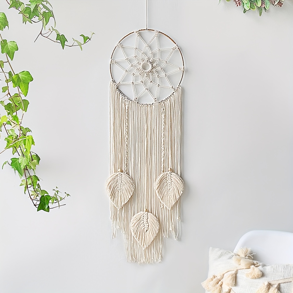 Bohemian-style Tapestry, Leaf Dreamcatcher, Wall-mounted Home Decoration, Wall Decoration