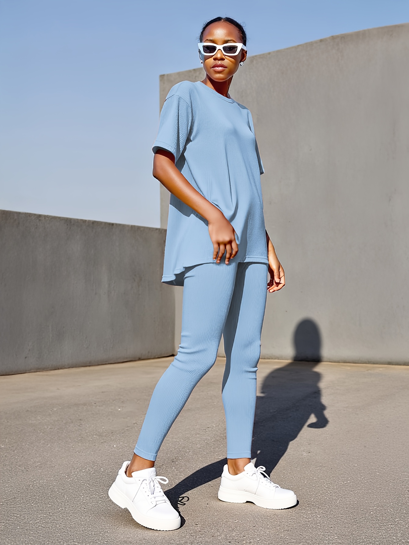 Leggings Casual Oversized White Shirt Outfit Casual Outfit Today&