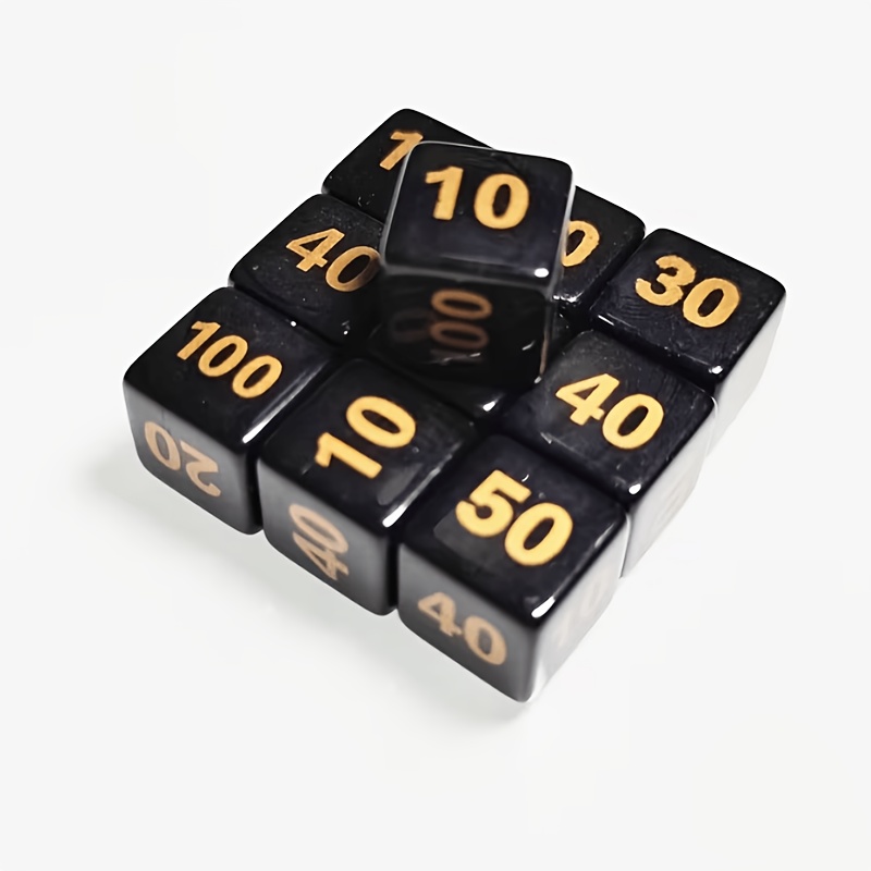 Black Family Game Dice for Card Games