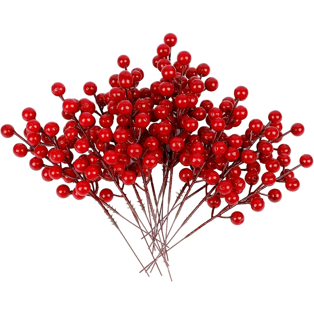 TEMU 40pcs Realistic, Uv-resistant, Artificial Stems For Diy Gift Wedding Porch Window Home Wall Table Centerpiece Living Room Bedroom Office