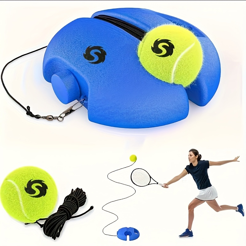 complete tennis training set for beginners racket automatic ball rebounder and rope ideal gift for outdoor sports enthusiasts perfect christmas of polypropylene Product details 1