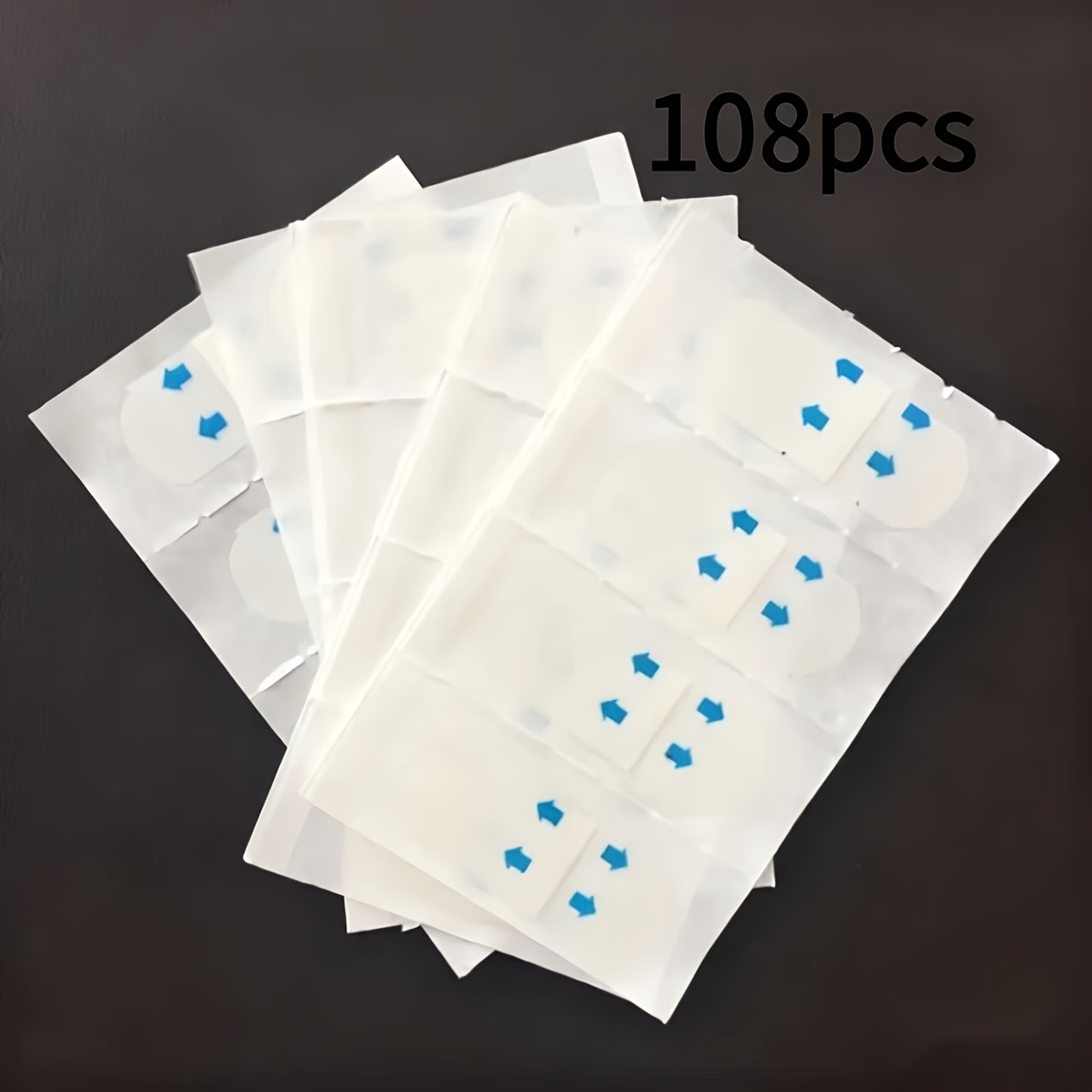 Image of 108pcs Ultra-thin Invisible Face Patches, Face Lift Tape, Suitable For Eyes, Chin, And Neck, Transparent Face Shaping Patches, Face Lift And Facial Care Tool