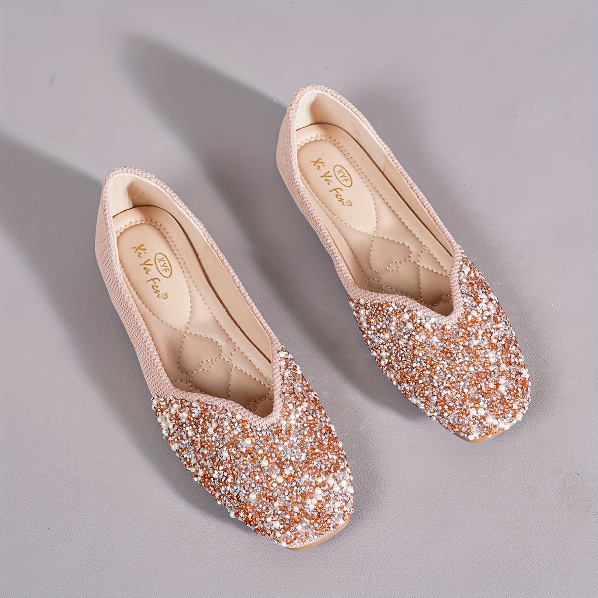 soft sole square toe flat shoes women autumn 2023 new style - Temu