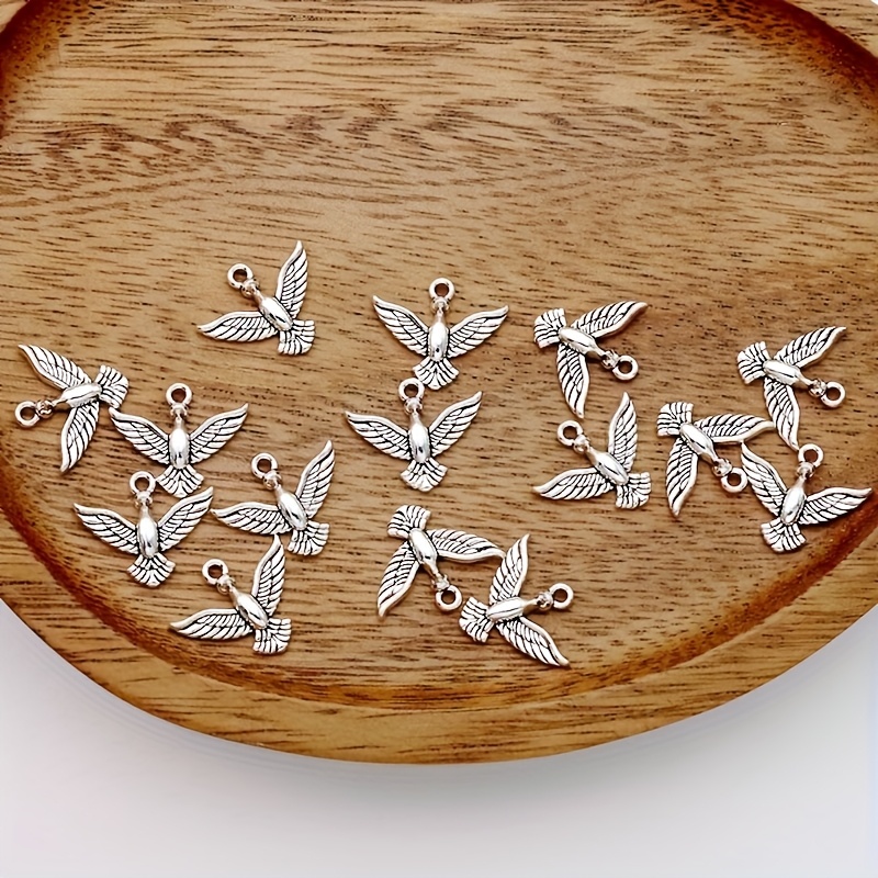 TEMU 15 pièces Charme Mary en Alliage de , Antique Argenté Tibétain pour Bracelet DIY, Boucles d'Oreilles, Collier, Pendentif Fait Main