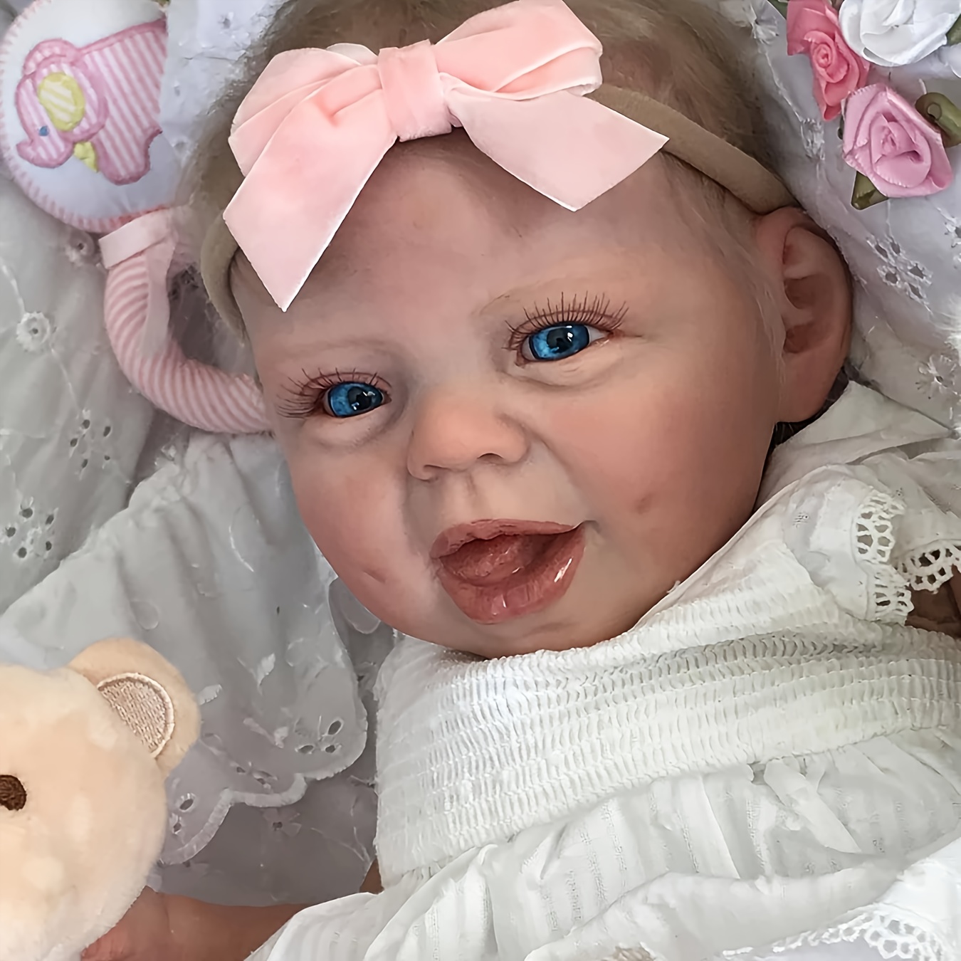 22 Inch 55cm Adorable Dolls-New Born Dolls That Look Real Life Baby Girl  Handmade RealisticBaby Doll-Lifelike Baby Doll Toy For Kids Birth
