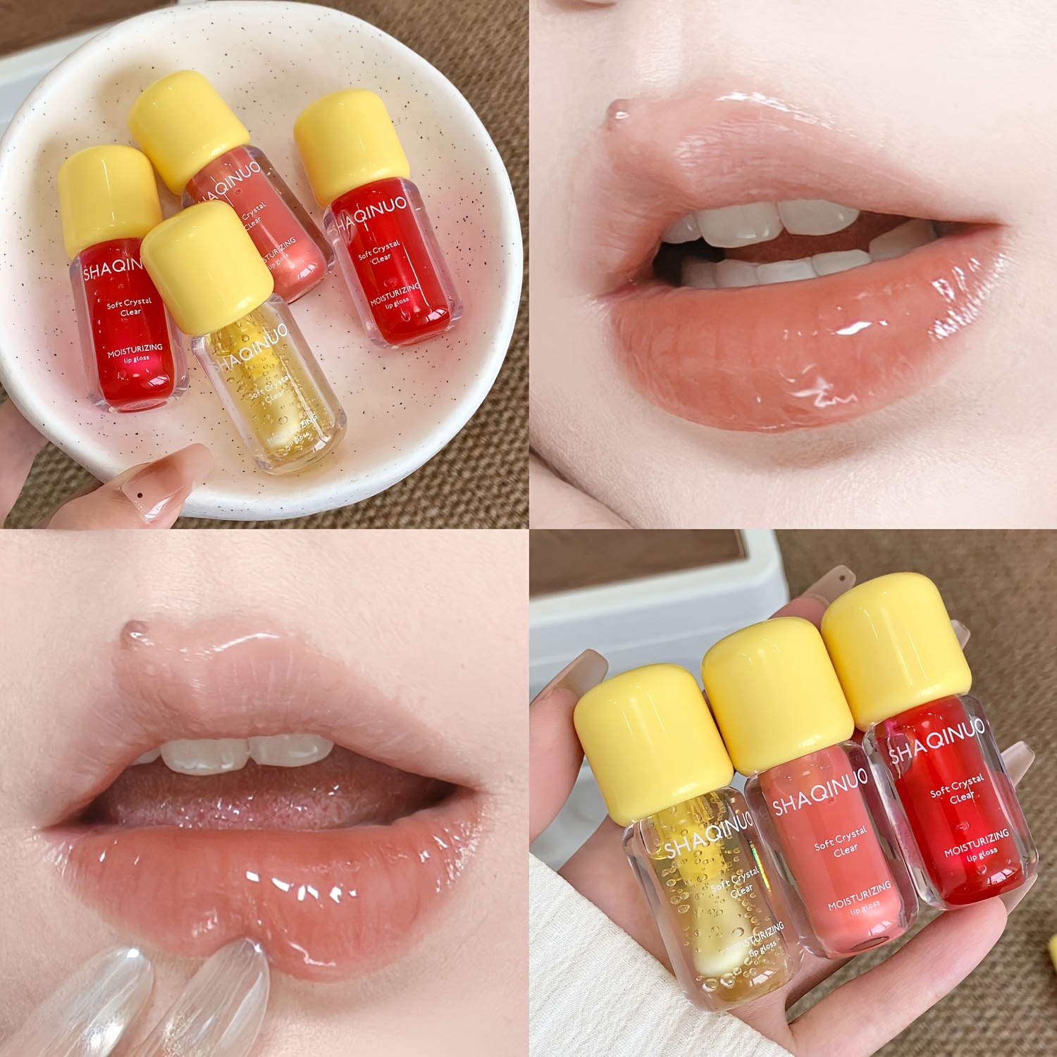 Moist Crystal Clear Lip Gloss for Watery Glass Lip Effect