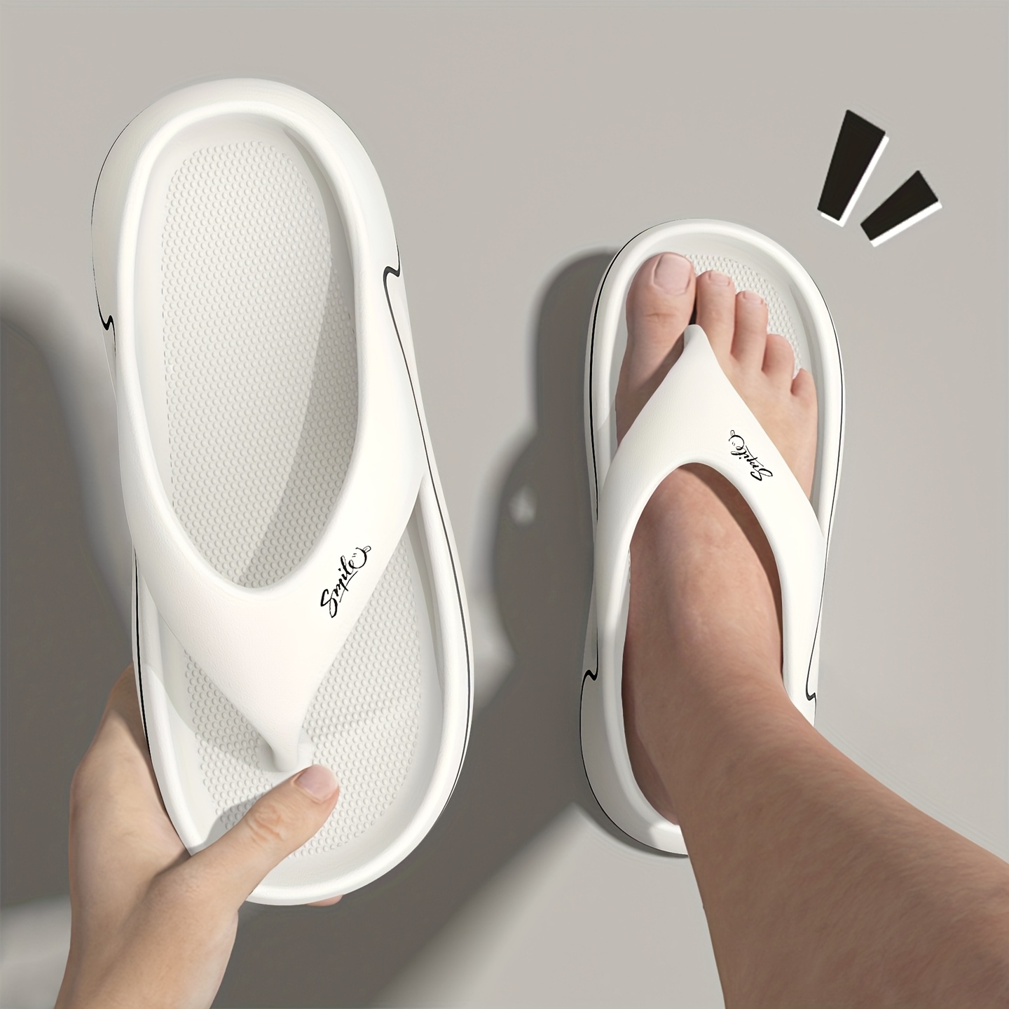 solid flip flops summer slide sandals beach Temu Denmark