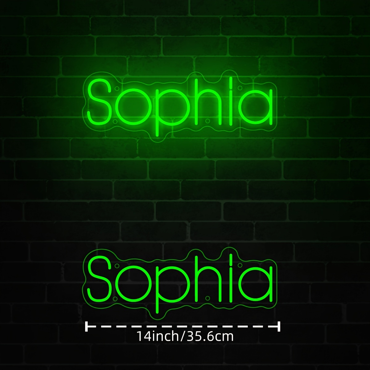 Customized Neon Signs, Private Custom Name LED Signs, Personalized USB Powered Neon Lights, DIY Wedding Party Birthday, Business Name Design Halloween Gift -winter, new year