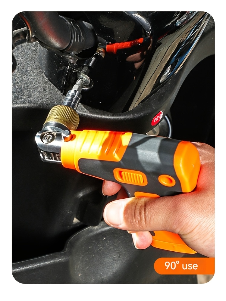 16pcs set ratchet multi functional special shaped manual screwdriver set pistol   design non electric no battery required multifunctional   hand tool kit easy tightening and loosening very suitable for mechanics diy enthusiasts Product details 12