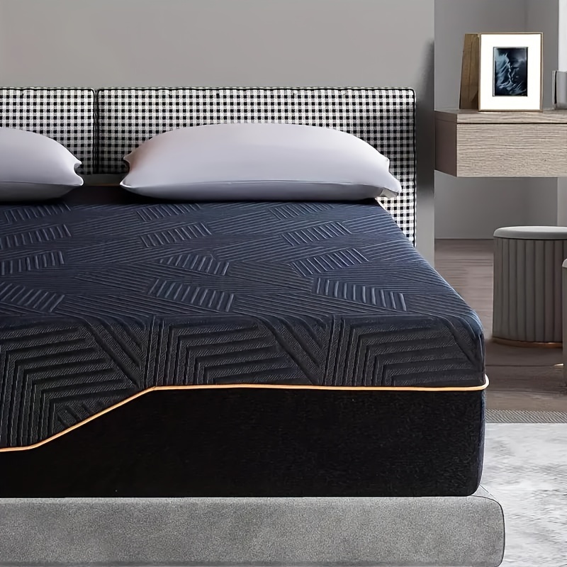 TEMU 14" Memory Foam Mattress, Cooling Gel Mattress Bed In A Box, Therapeutic , Black, Full, Queen,