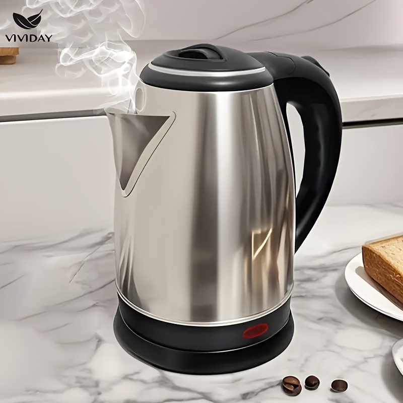 

Stainless Steel Electric Kettle - -click , Auto Shut-off & Anti-scald, Home, Office & Dorm Use