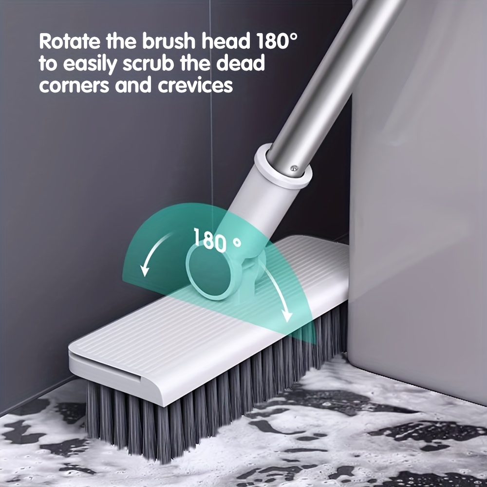 broom with dustpan combo set 3in 1 for sweeping indoor and push broom outdoor with dust pan 14 2 to 48 8 inch adjustable long handle broom and dustpan set marine cleaning tools broom and dustpan Product details 2