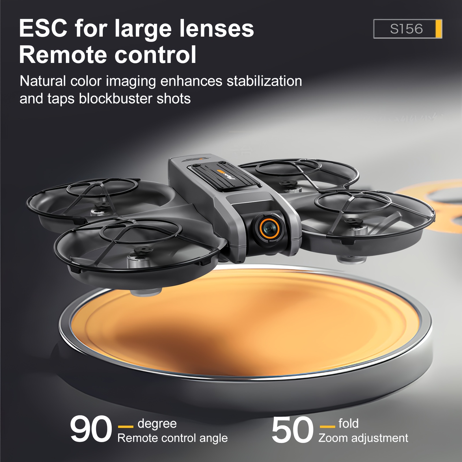 New S156 Long-Endurance GPS Drone with Dual Cameras, Brushless Motor, Quad Obstacle Avoidance, Optical Flow Positioning, LCD Remote Controller, Battery/USB Powered -Perfect Gift for Men