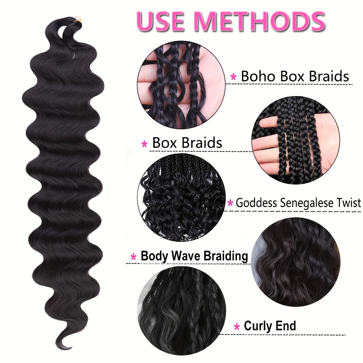 Pre feathered 2024 braiding hair uk