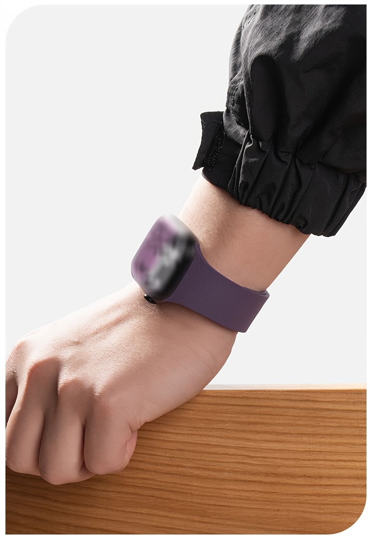 New Magnetic Strap for Iwatch10/9/8/7/6/5/4/3 Compatible with 38/40/41/42/44/45/46/49mm Couple's Creative Spring and Summer Sports [ON WATCH!]