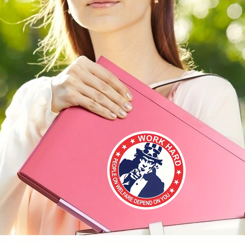 Work Hard Funny Car Vinyl Decal Funny Stickers Car Decor Temu United