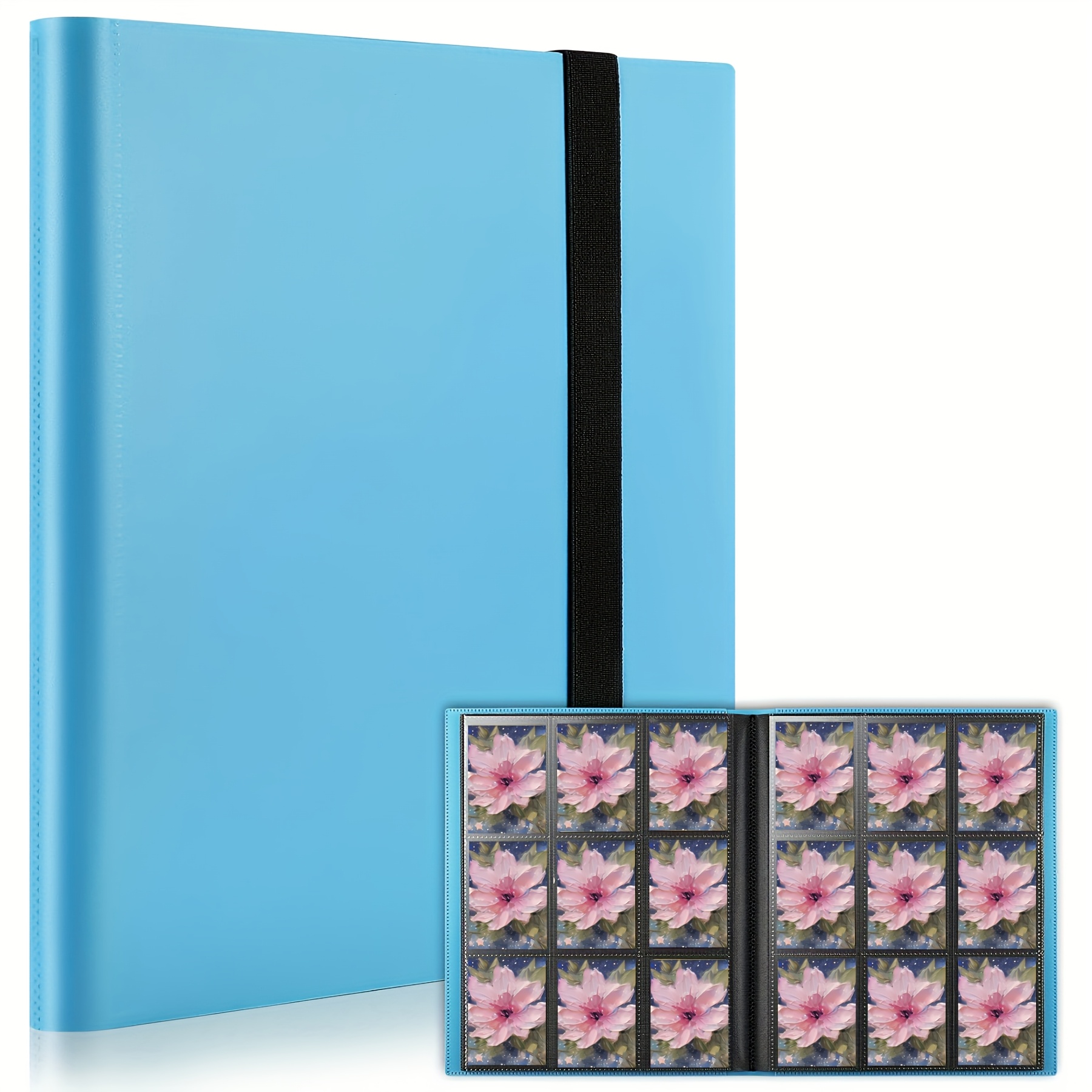 mini binder trading card pages Amazon.com: GEAoffice Mini Card Binder 2-Pocket, Super Lightweight Small  Collectible Trading Card Albums for 80 Cards, 1 Pocket Top Loading Binder  for TCG, MTG, Sports&Game Cards, Gifts for Girls, Pink : Toys main image 0