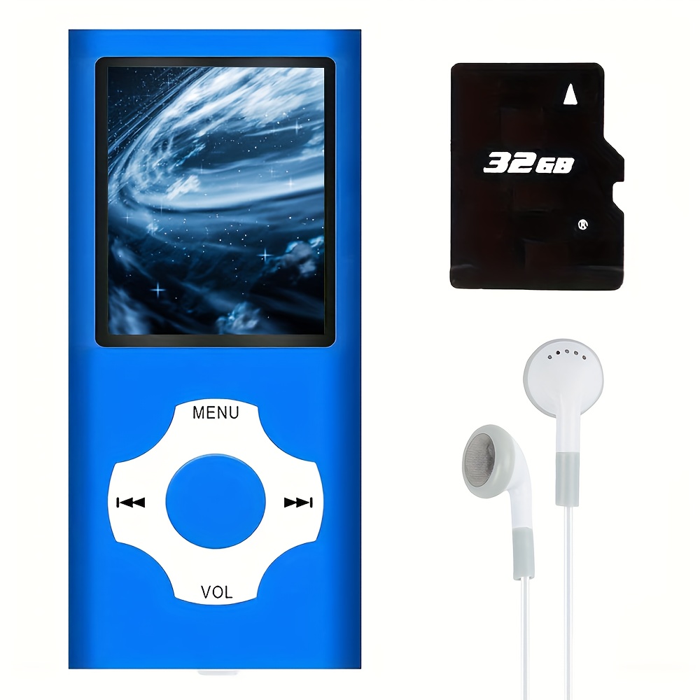 Mp3 Player Music Player A 32 Gb Memory Card Portable Digital - Temu