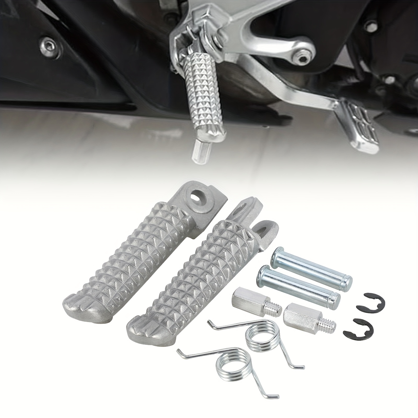 MPRO Motorcycle Racing Foot Pegs Front BLACK For Yamaha YZF R1 R1S 16-19 18 17 | Australia