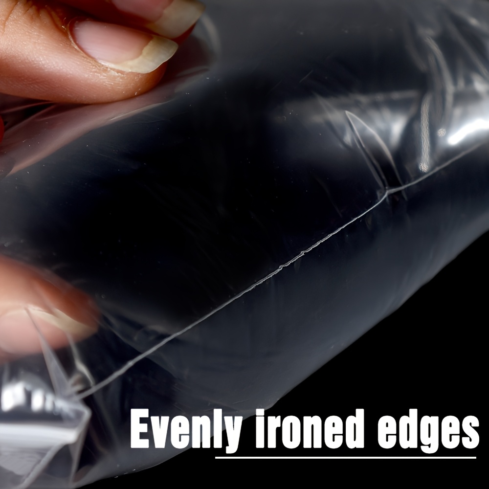 500pcs Plastic Packaging Bags with Reusable Sealed Closures