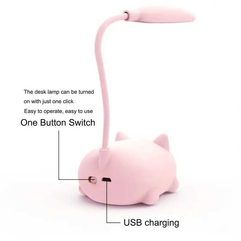 led night light lamp table lamp portable led night light cute desk lamp foldable usb rechargeable reading light for bedroom Product details 1