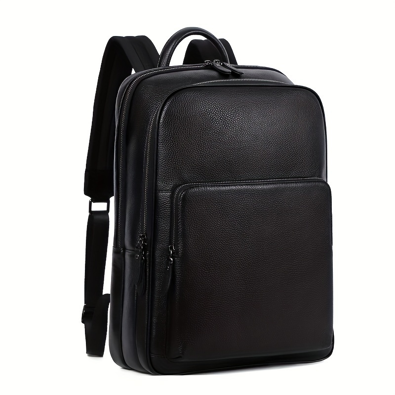 black leather dressy backpack ASOS Design dressy backpack in Black