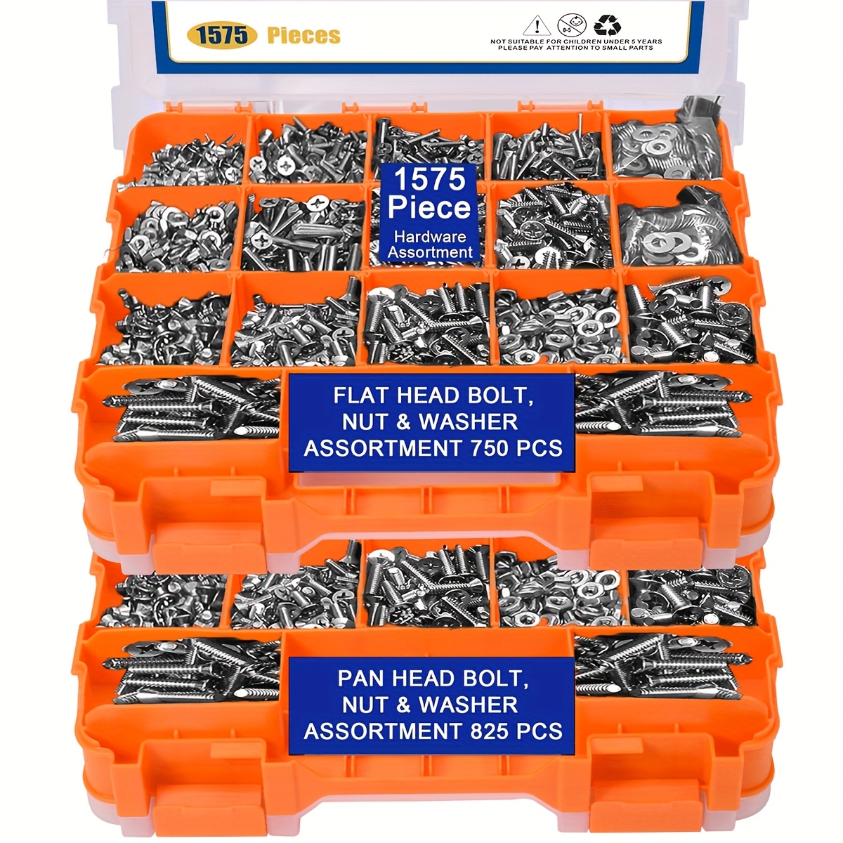 750pcs Nuts And Bolts Assortment Kit 10 24 8 32 | INDIA