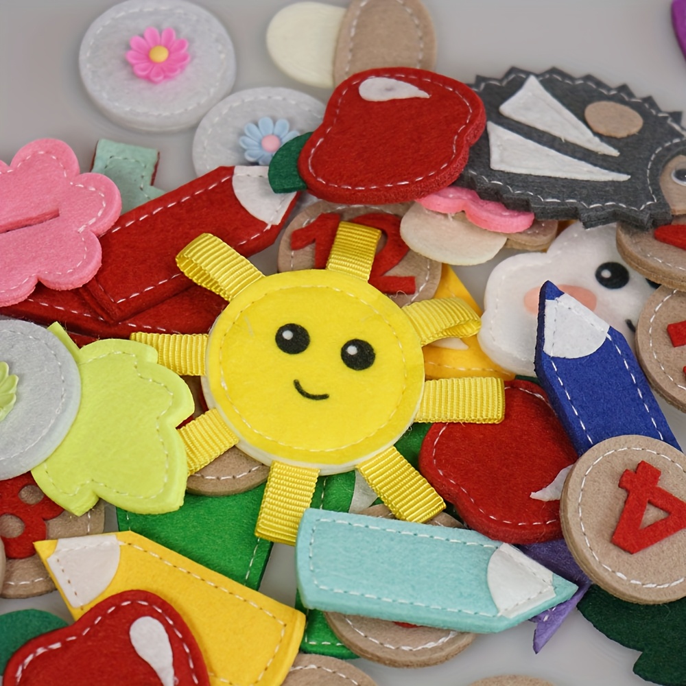 diy毛毡学习书-3d活动课堂互动故事书-课堂和家庭教育，年轻人学习玩具 商品详情 6