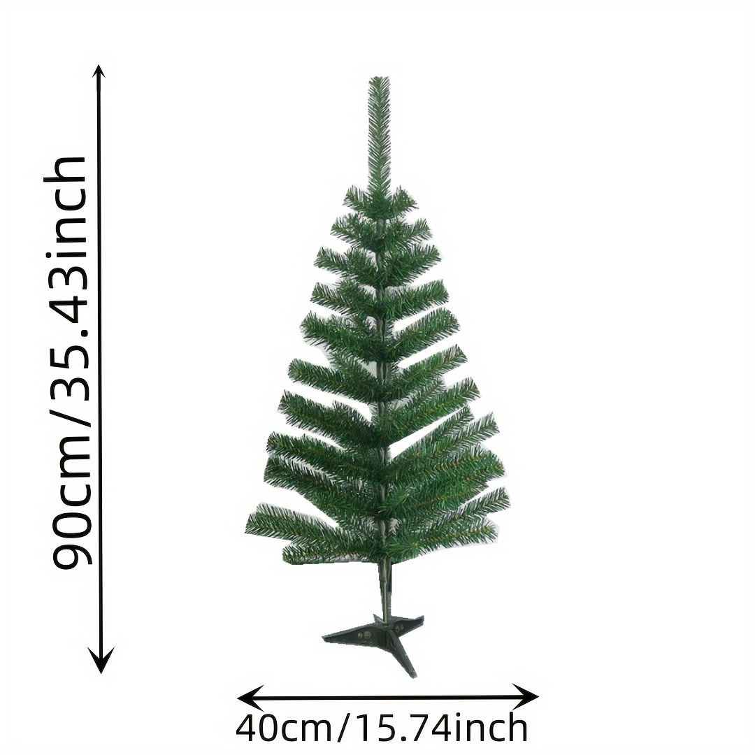 TEMU 1pc, Christmas Tree Decoration, 90cm Christmas Decoration Gift Window Decoration, Hotel Decoration, Shopping Mall Courtyard Outdoor Decoration,