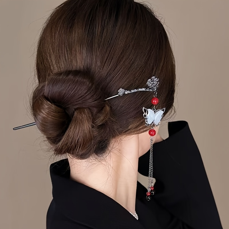 3pcs womens new high end tassel hairpins vintage fashion accessories for ladies ideal headwear for photoshoots and gifts Product details 0