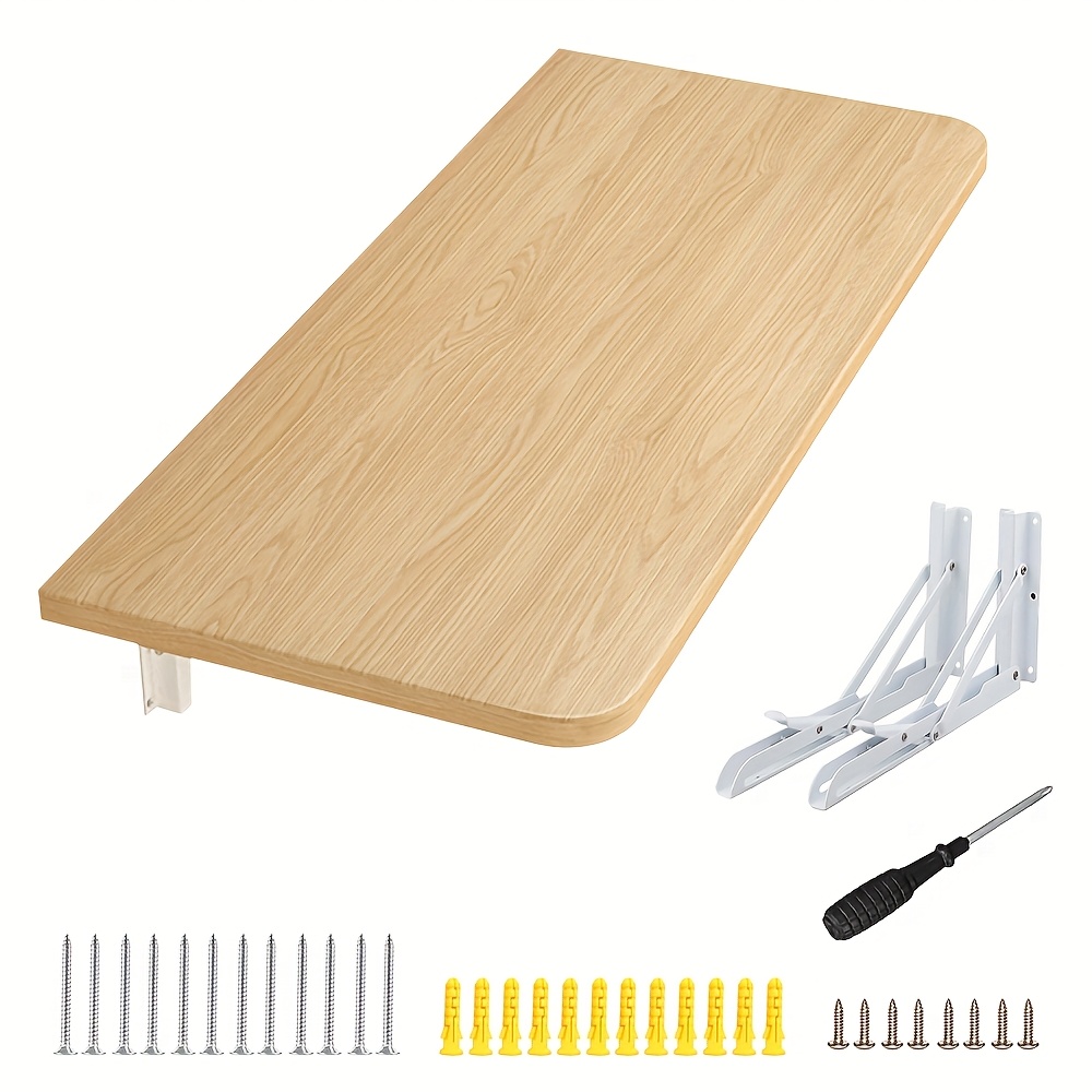 E-shop Wandtisch Küchentisch Computer Schreibtisch Wandmontage 60 x 30 cm Walnuss