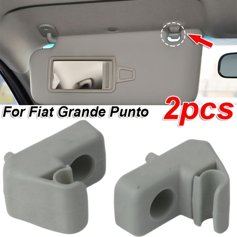 TEMU 2pack Car Sun Visor Holder 735411088 For Fiat Punto And Similar Cars