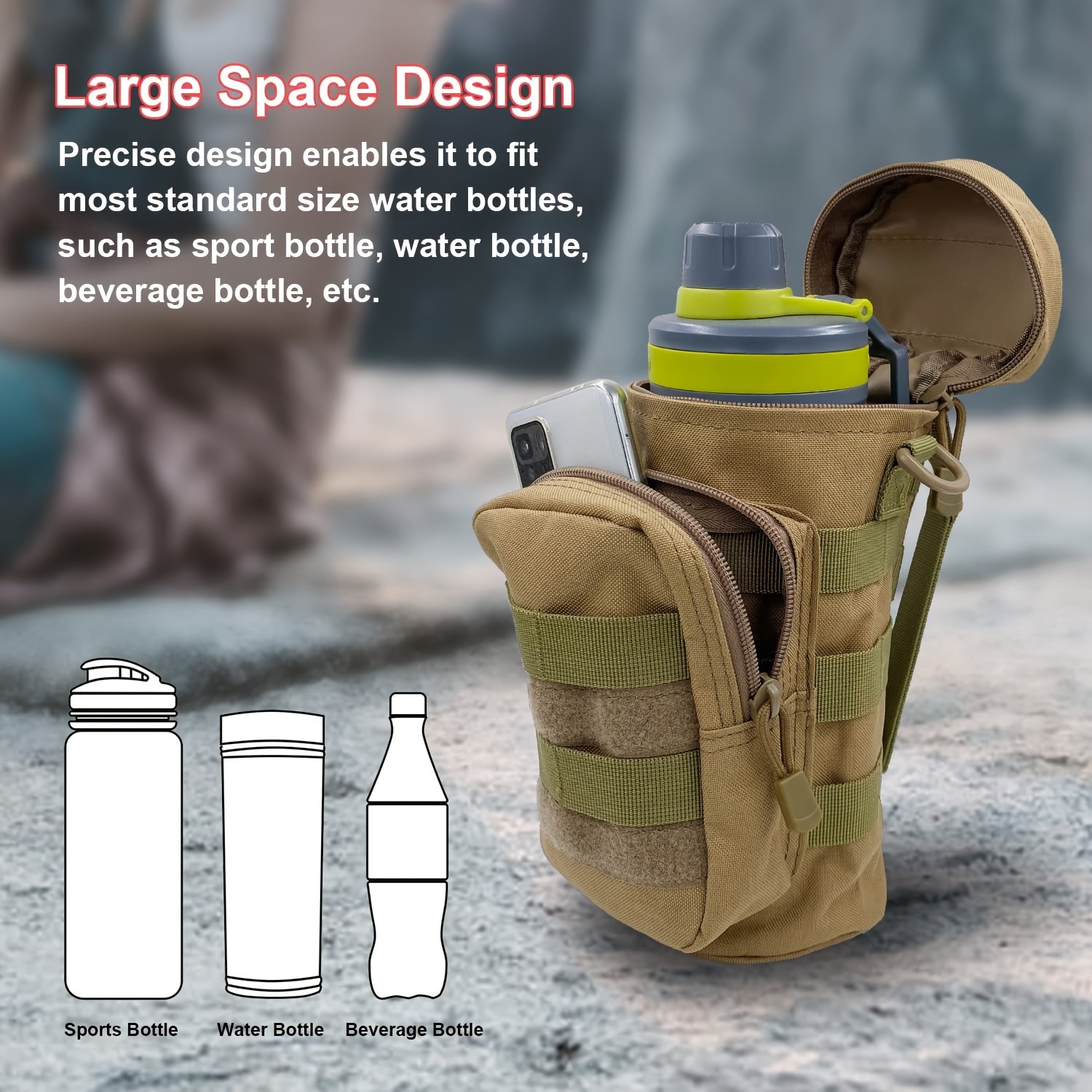 molle water bottle holder water bottle pouches Temu Australia