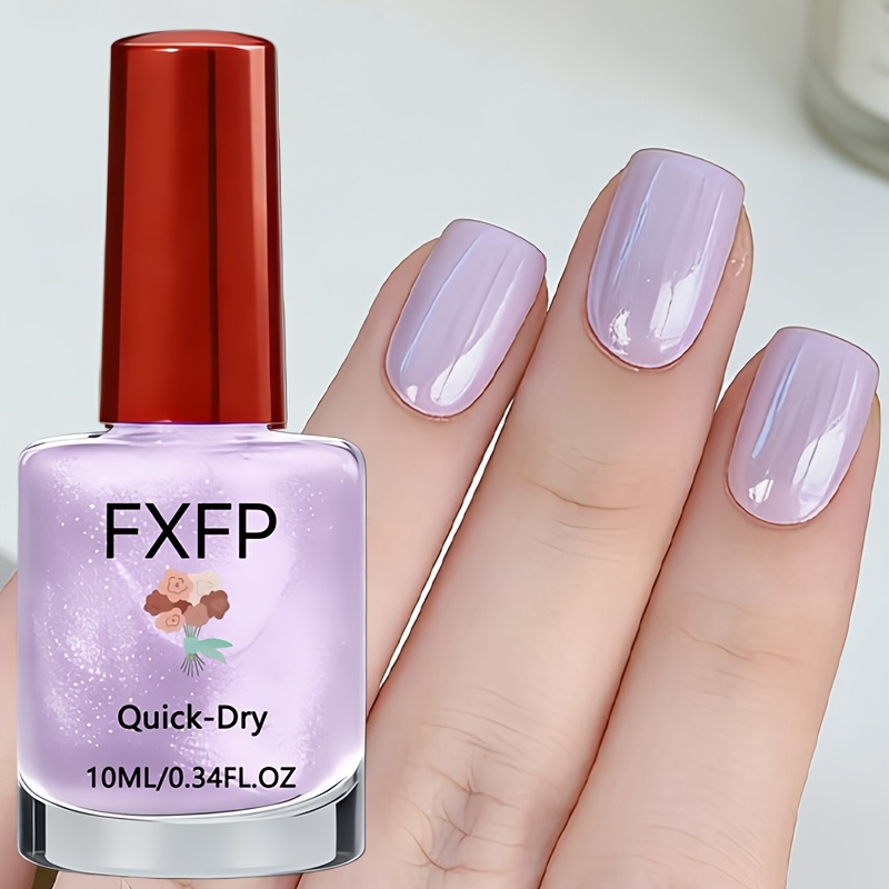 Image of Purple Shell Nail Strengthener - Quick-drying, No Lamp Required, Brightens And Strengthens Nails, Enhances Nail Gloss, Durable Formula, Suitable For Weak Or Soft Nails, Designed For Busy Professionals