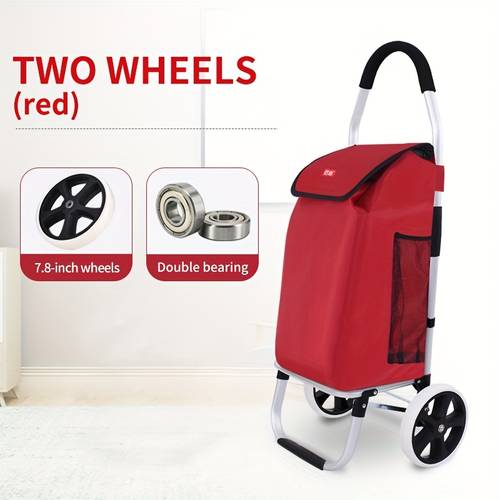 aluminum alloy trolley for shopping grocery and outing