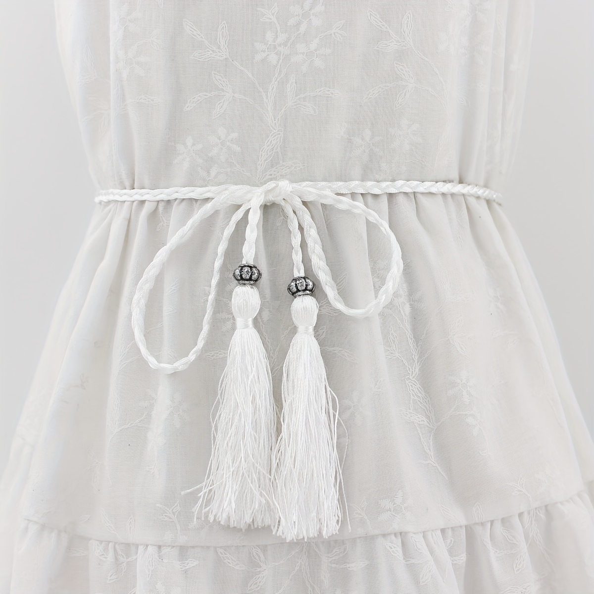 1 Tassel Waist Cord Knot Decorative Waist-tightening Rope Belt