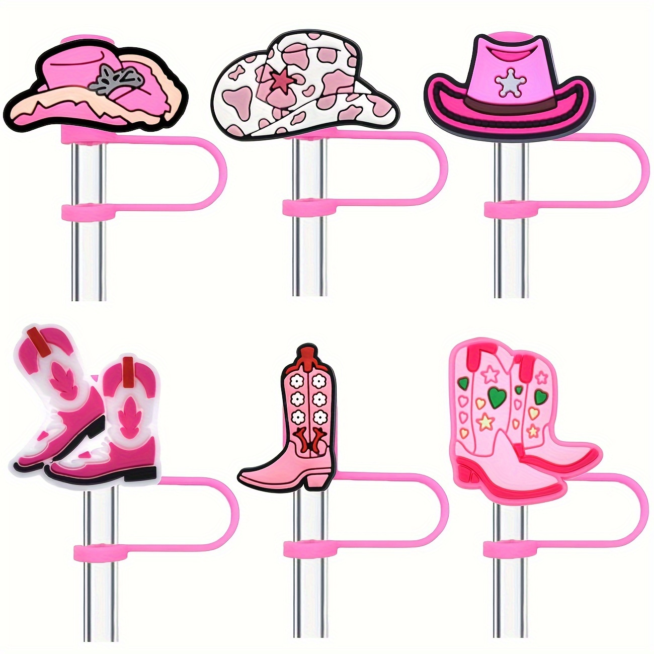 

6pcs Set - Cowboy Hat & , , -safe , , For 30/40oz Stanley , For Women