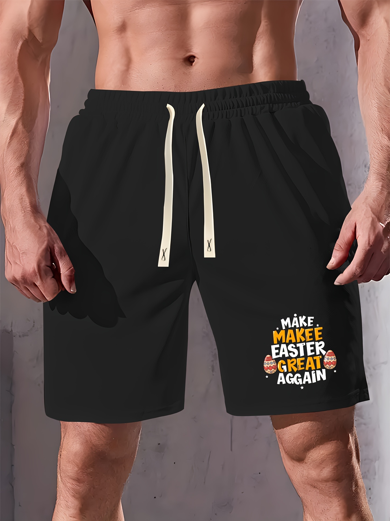 Pantalones Cortos Deportivos Estilo Casual Hombres Ideal - Temu