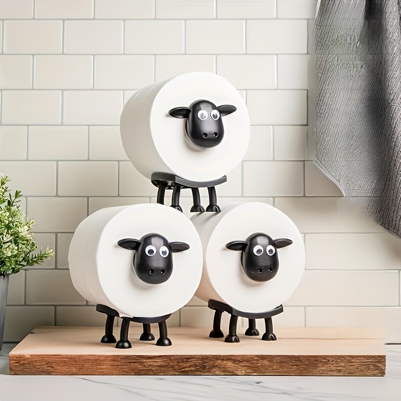 

1pc Creative Sheep Box, Cute Cartoon Room, Simple Coffee Table Dining Table Household Paper, Suitable For Valentine's Day, Christmas, Halloween