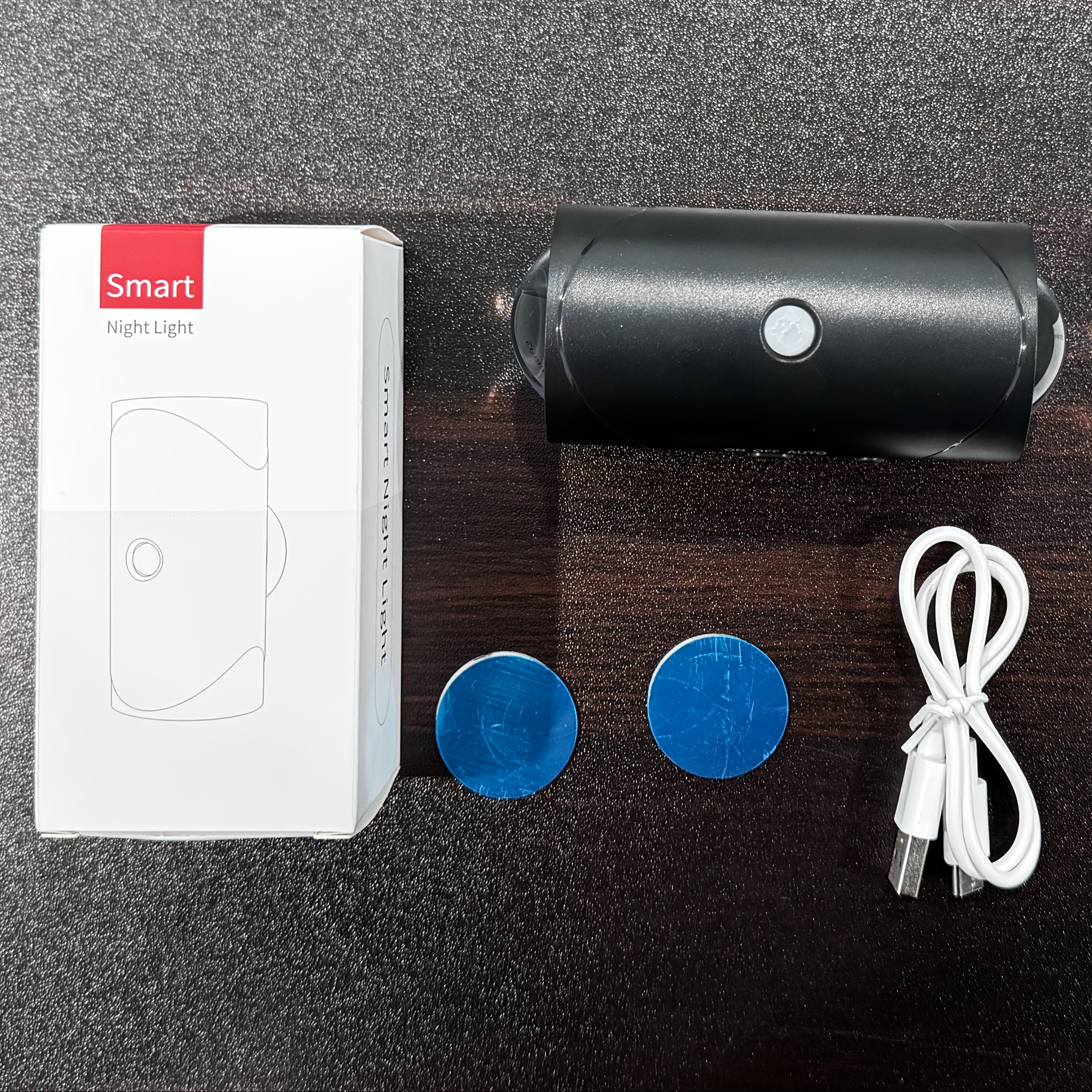 4/2/1 Intelligente LED-Nachtlicht mit Bewegungssensor, 3 Beleuchtungsmodi, RGB-Farbwechsel, Magnetisch wandmontierbar und USB-aufladbar für Eingangsbereich, Schlafzimmer, Schreibtisch & Kleiderschrank