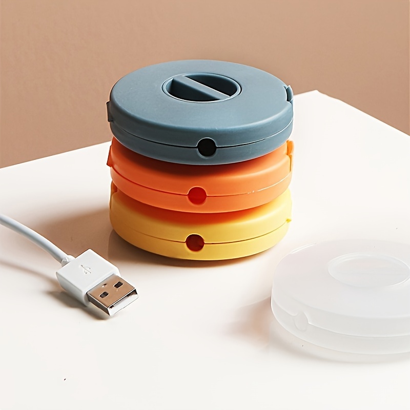 Rotatable Organizer Circular Cable Winder Case Temu