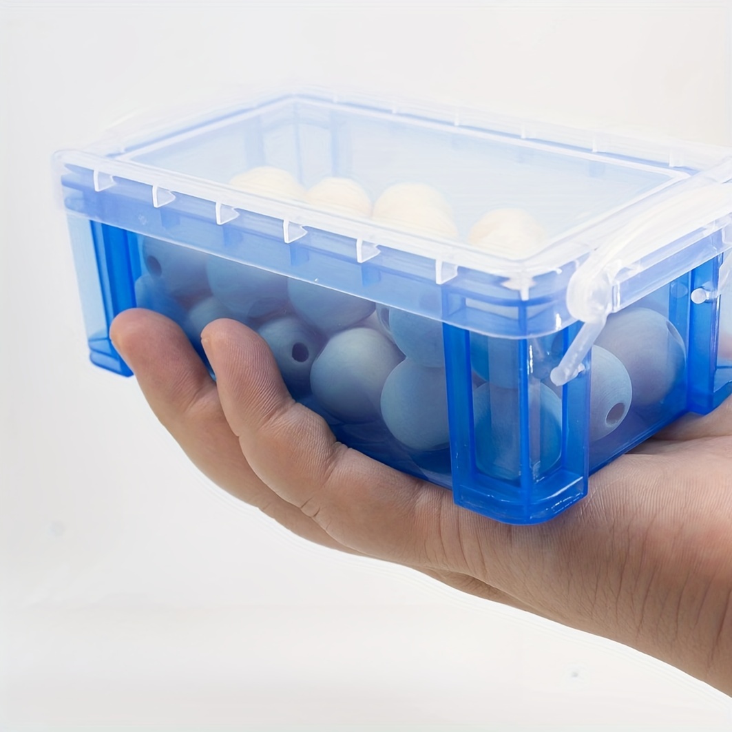 Small Plastic Box Stackable Mini Plastic Storage Box with Lid