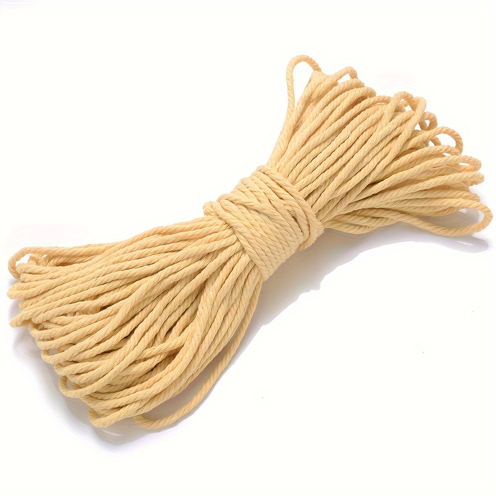 Bag Polyester Twisted Cord Rope Macrame String Braided - Temu, Macrame  String 
