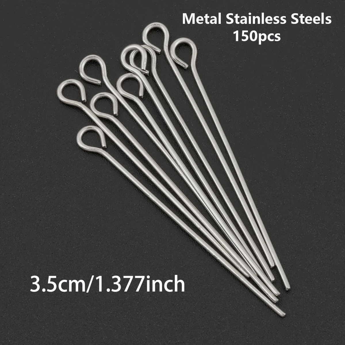 150pcs DIY Stainless Steel Jewellery Making Head Pins
