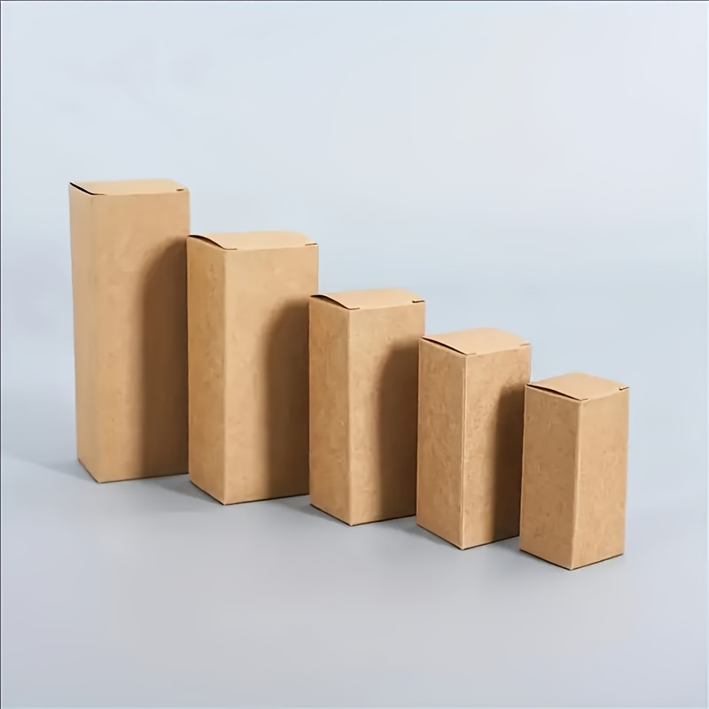 TEMU 20pcs Valentine's Day Gifts Cardboard Boxes Essential Oil Packing Gift Box Rectangle Jewelry Package Display Supplies -jewelry Making Display &