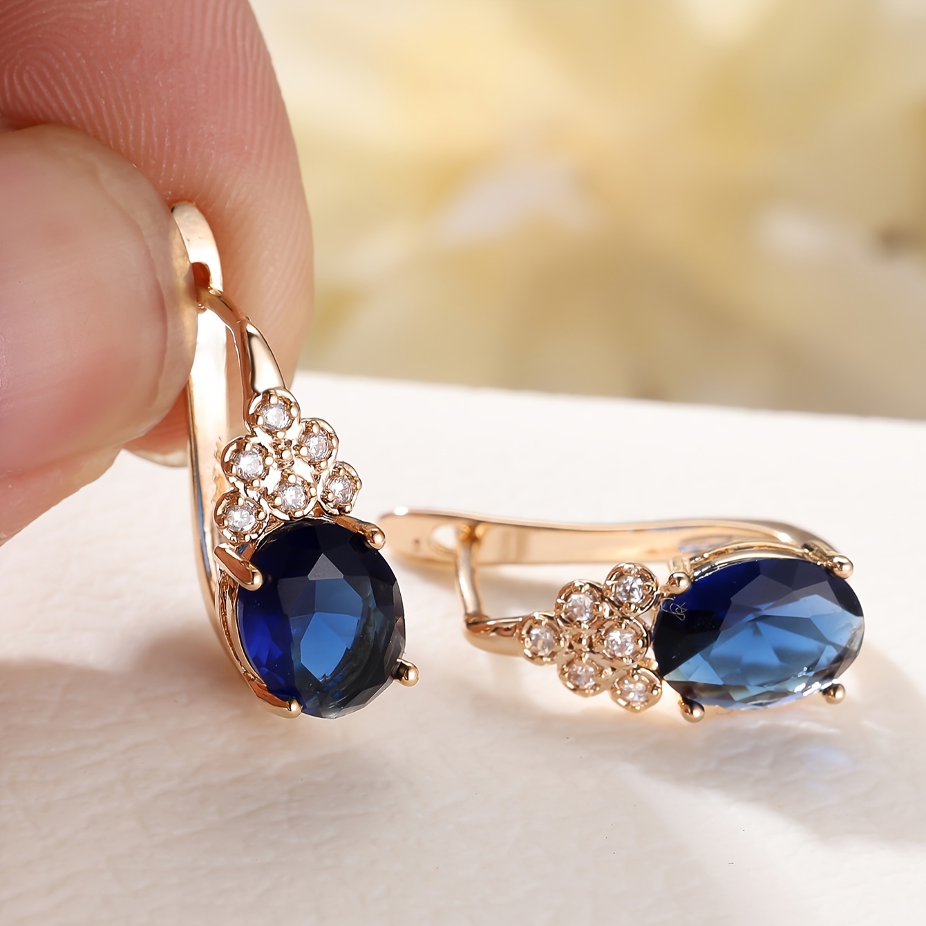 Image of Earrings For Fashion Golden Color Vintage Jewelry, For Teenager