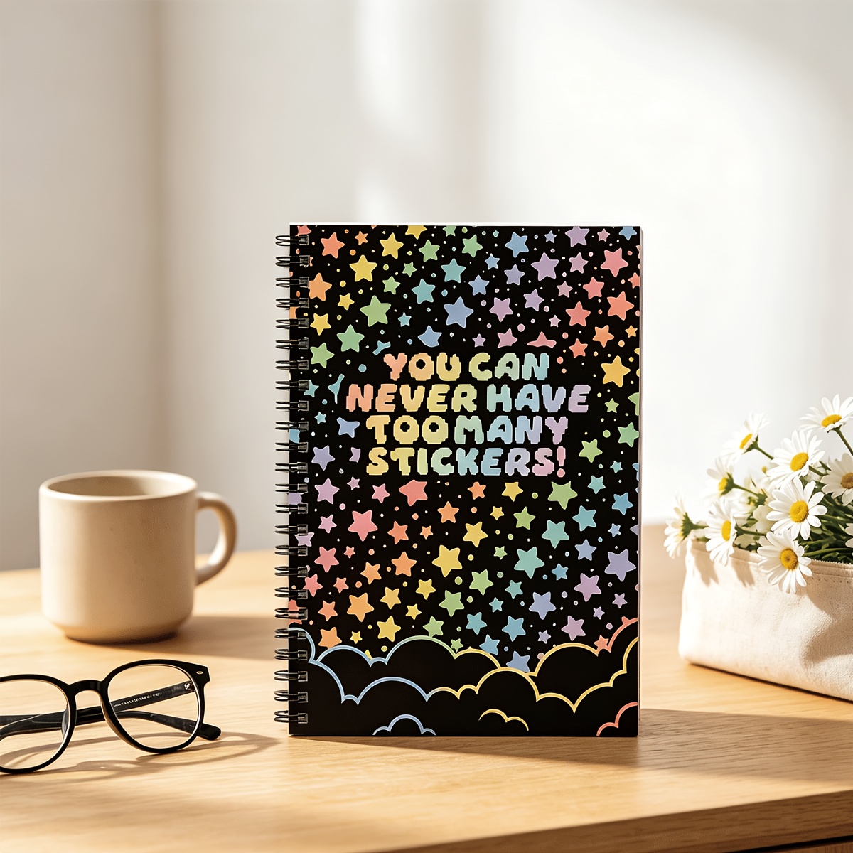 TEMU 1pc Funny Sticker Collection Book, 60 Pages Reusable Sticker Storage Book, A5 Blank Sticker Album For Sticker Enthusiasts, Sticker Release