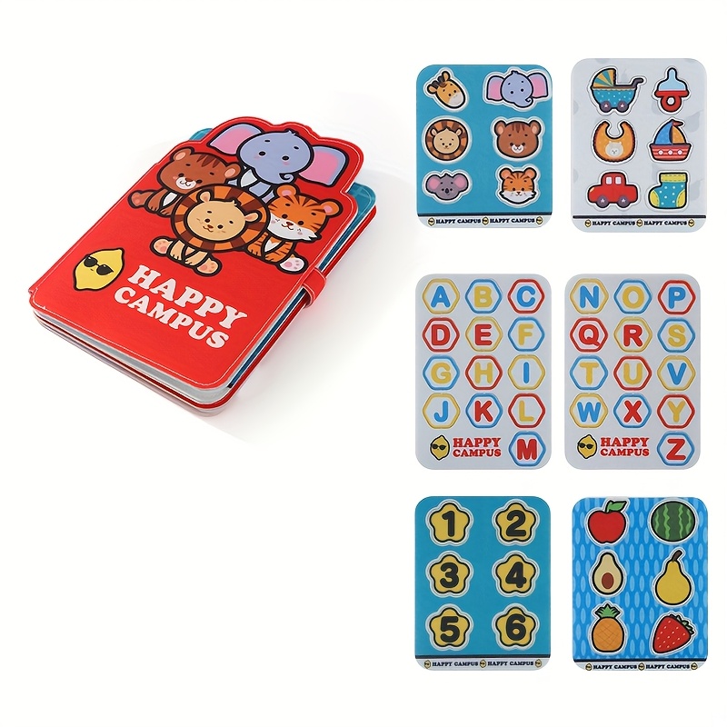 Designed For Baby's Enlightenment Sticker Book, Used Repeatedly, Hand-eye Coordination And Concentration, Development Of Cognitive