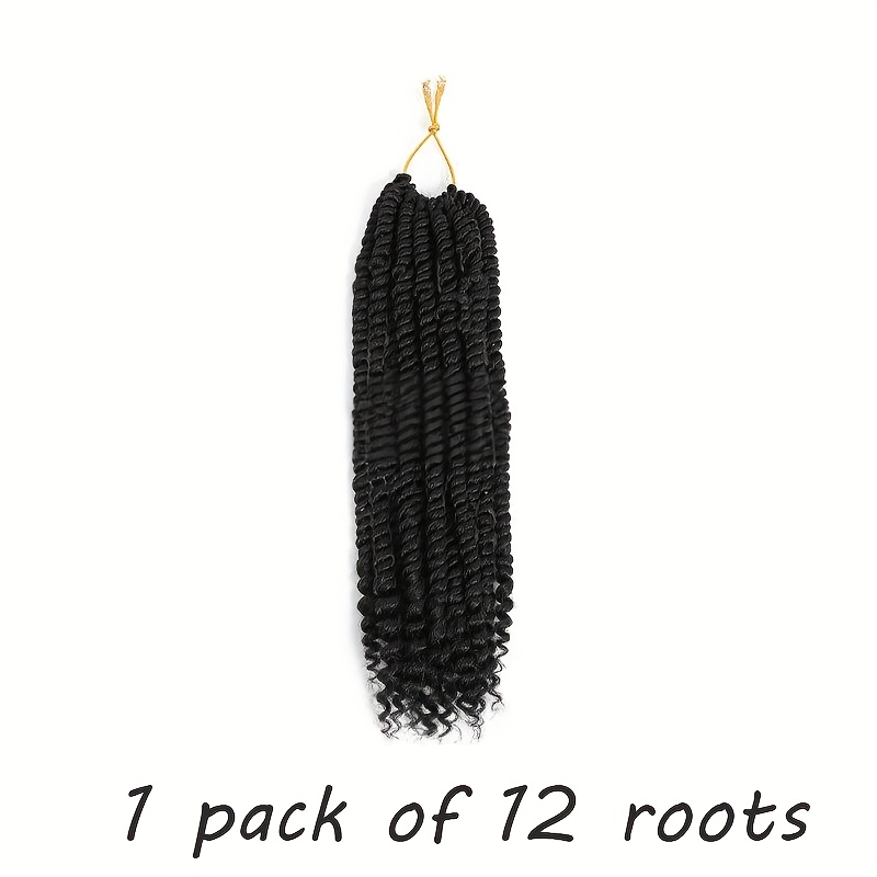 TEMU 10inch European And Fiber Double-strand African Dirty Braided Hair Wig African Crochet Hair Extension