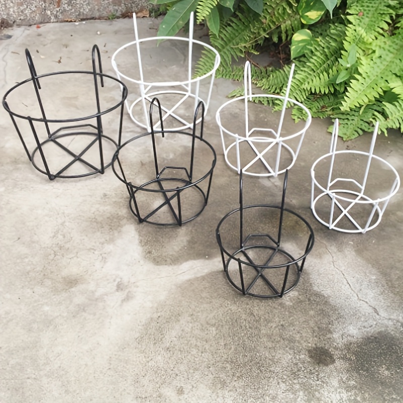 2 pezzi gancio per piante sospese vasi da fiori supporto per cestello gancio in ferro arte staffa da parete da giardino portavasi rack decorativo ringhiera da giardino  15